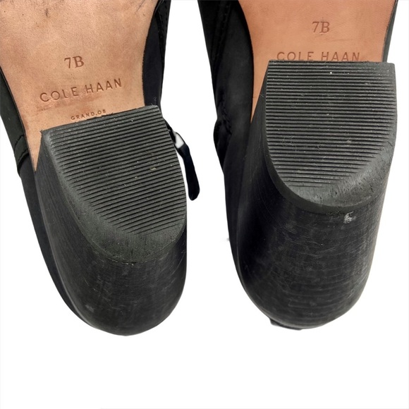 Cole Haan Leather Chesney Gray Round Toe Bootie - Picture 9 of 11